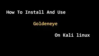 How To Install The Most Dangerous DDoS Tool Goldeneye And How To Use It | Vortex Programming