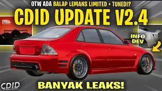 INFORMASI BARU CDID UPDATE V2.4 ! BANYAK MOBIL TUNED BALAP LIMITED BARU - CDID V2.4 Roblox
