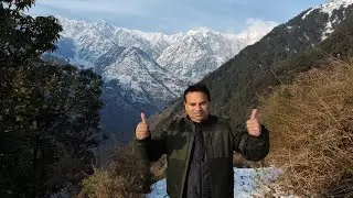 Dhola Dhar Snowfall Ride, Palampur Himachal Pradesh l Meteor Bike Ride Muddy Road Adventure