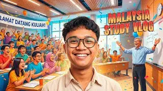MALAYSIA STUDY VLOG - KULIAH PERTAMA DI MALAYSIA!🤩(Day-6)