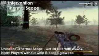 Intervention - Modern Warfare 2 Multiplayer Weapon Guide #ps3 #mw2