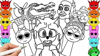 Раскраски Sonic Team, Sonic The Hedgehog Teils, Shadow Sonic the Hedgehog, сборник 15, вау