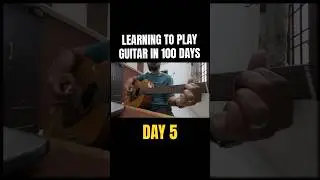 Five days of learning to play guitar #guitar #music #musicalinstrument #musicology
