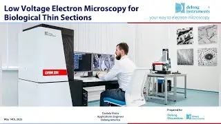 Low Voltage Electron Microscopy for Biological Thin Sections