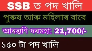SSB Recruitment 2019 || post of Constable || Total 150 Vacancy ||