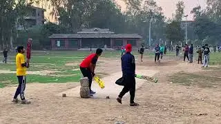 Wajid lefty Vs Fahad Malik | Cross single wicket | Target 30 Runs 