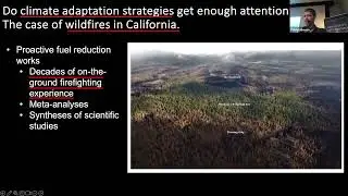 Do Climate Adaptation Strategies Get Enough Attention: The Case of Wildfires in California