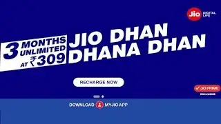 Gauranteed Jio Again 3 Months Free. 309 , 359 , 409 ETC