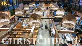 Christchurch Evening Walk | Riverside Market | New Regent Street | New Zealand Walking Tour 4K 2021