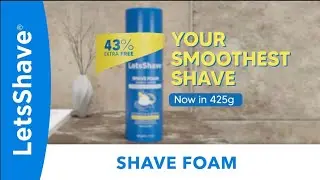 Cool foam 💙Ultra smooth glide Zero irritation  ❄️Shave smarter with LetsShave Shave Foam 🙌🧴 T
