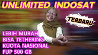 PAKET INTERNET UNLIMITED INDOSAT KUOTANYA NASIONAL FUPNYA BESAR BISA TETHERING I TERBARU
