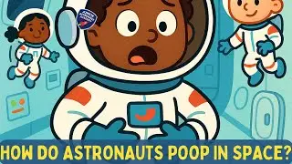 How do astronauts poop in space? Space for kids