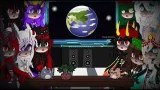 Kaijus fêmeas reagindo a Dhonnata:Fim do Mundo episódio 8/Gacha Club\