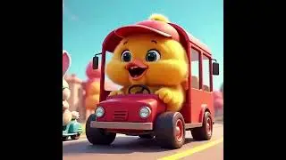 Wheels on the Bus🚍 Duck In A Truck #baby #kids #cartoon #@islami.kids45