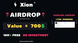 Xion Testnet Airdrop | Website Airdrops 700$ Profit confirm ✅.