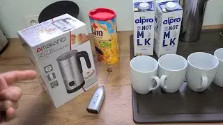 🥛 Milchaufschäumer Aldi Ambiano.  Milchschaum Barista Caro Kakao