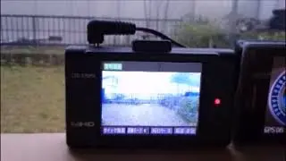 セルスター　ドラレコ　CSD-570FH　GPS測位時ディスプレイ不良