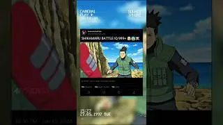 SHIKAMARU BATTLE IQ 999+ 😱☠️ #anime #shorts #naruto #shikamaru #edit