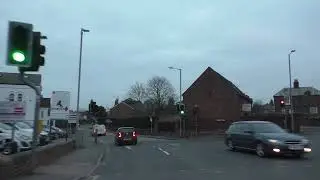 Driving On The A449 From Malvern Wells To Worcester, Worcestershire, England 4th March 2023