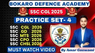 SSC CGL 2025 ENGLISH SOLUTION 12 Sept 1st SHIFT| SSC CGL EXAM ANALYSIS 2025 | BOKARO DEFENCE ACADEMY