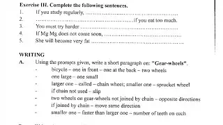 Myanmar Class 9 Unit 1 WRITING In Rohingya Language