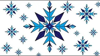 ❄️ &ldquo;Drawing Snowflake Magic in MS Paint &ndash; Simple Beautiful Art