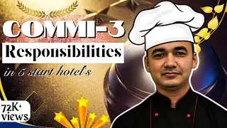 Commi -3 Duties | Commi Job Description | Commi-3 Job in Hotel | Commi-3 Responsibilities in hotel