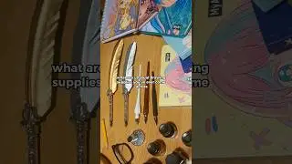 The MOST unusual art materials I ever used 🎨✨️💸 #shorts #artist #art #drawing #dailyshorts