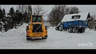 Snöröjning I sankt Olof 28 januari 2026 onsdag 😊