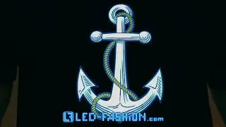 LED Shirt Anker Motiv