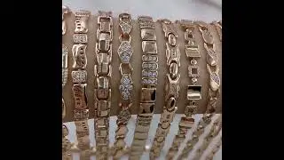 Позолоченные браслеты. Медицинское золото. Качество люкс цена-1190р-1290р. #ювелирныеизделия