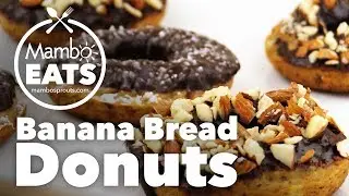 Banana Bread Donuts - Mambo Eats