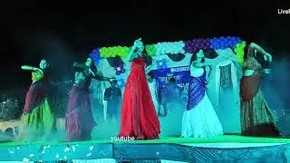 monica song stage dance performance by Hari dance events Gandavaram #dance #tirunala #festival