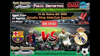 Real Madird vs Barcelona En Vivo | Super Copa de España | Liga España | 2026|