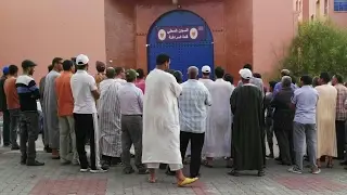 قلعة السراغنة: وقفة أمام السجن المحلي بقلعة السراغنة