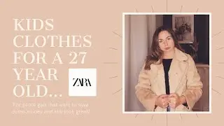 HUGE ZARA KIDS HAUL - PETITE GIRLS | Try on kids clothing for a 27 year old!?