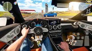 Street Pro Car Game - Mercedes C63 AMG Realistic POV Driving | Ultra Graphics Gameplay
