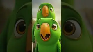 Smart Parrot Cleaned the Garbage&hellip;They Littered Again 😱 But He Never Gave Up #ai #parrot