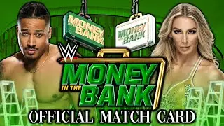 TEW 2020 Challenge Run - Money In The Bank 2023 Official Match Card