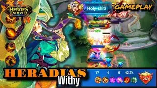 HEROES EVOLVED HERADIAS WITHY SKIN - HERADIAS GAMEPLAY