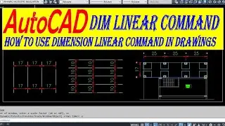 Dimension Linear command #autocad#autocadinhindi #autocaddrafting#autocaddrawing #architecture 