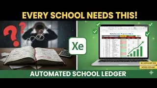How to Use Automated School Ledger Excel Template | No Subscription | Works Offline
