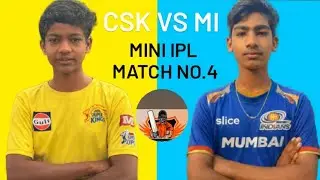 Mini ipl 4th match#CSK vs MI#gully cricket#sports #cricket#sports cricket