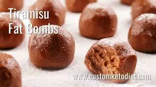 Keto Tiramisu Fat Bombs | Irresistible Low-Carb Dessert for Keto Diet & Weight Loss!