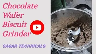 WAFER GRINDING MACHINE | WAFER BISCUIT GRINDER | 9652626359@sagartechnicalsfoodmachinery