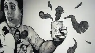 Hugo Crosthwaite: IN MEMORIAM: Mural at Pierogi Gallery Brooklyn 2009.