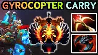 🔥 GYROCOPTER CARRY DAMAGE HITS EVERYONE | DOTA 2 GAMEPLAY 🔥