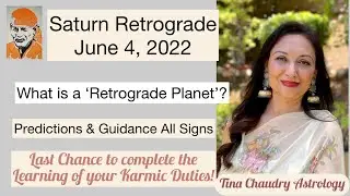 Saturn Retrograde Aquarius June 4/ Best explanation What is a retrograde planet?