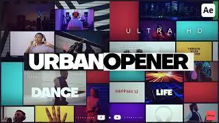 Modern Urban Opener Intro Video - After Effects Template