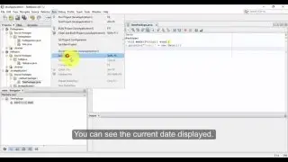 Java Tutorials - Create a program to display the date & time using Java packages